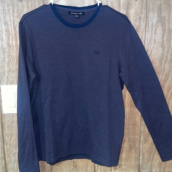 Michael Kors Dark Blue Long Sleeve Tee - Picture 1 of 4